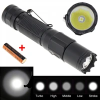 nt21 ultra bright xpl v3 u4 led 5 switch modes professional tactical flashlight with long range and magnetic charging 18650