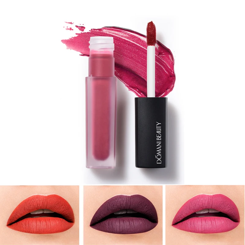 Бархатный матовый блеск для губ водостойкая жидкая помада стойкий оттенок