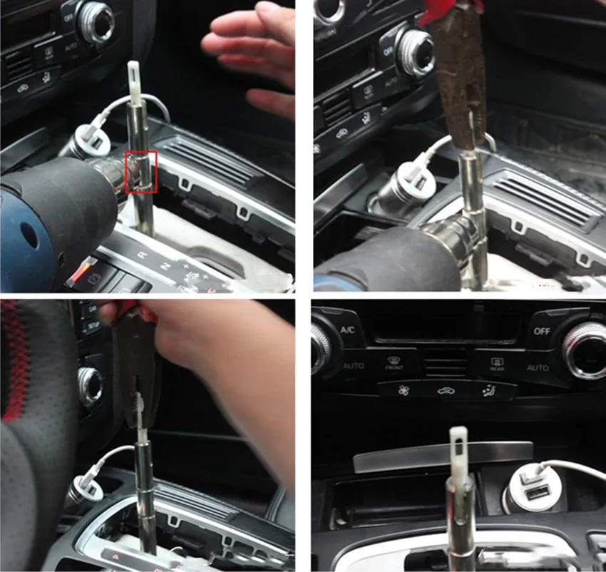 Рычаг переключения передач konb из углеродного волокна Хромированная ручка