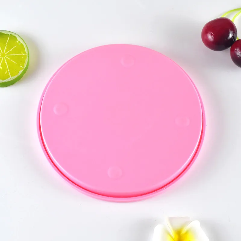 DIY Pan Baking Tool Plastic Cake Plate Turntable Rotating Anti-skid Round Stand Decorating Rotary Table Kitchen | Дом и сад