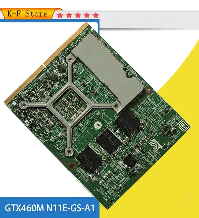 Original GTX 460M GTX460M GTX460 N11E-GS-A1 1.5GB Video Card For DELL M15X M17X For Clevo R2 R3 R4 16F1 16F2 GPU Graphics Card images - 6