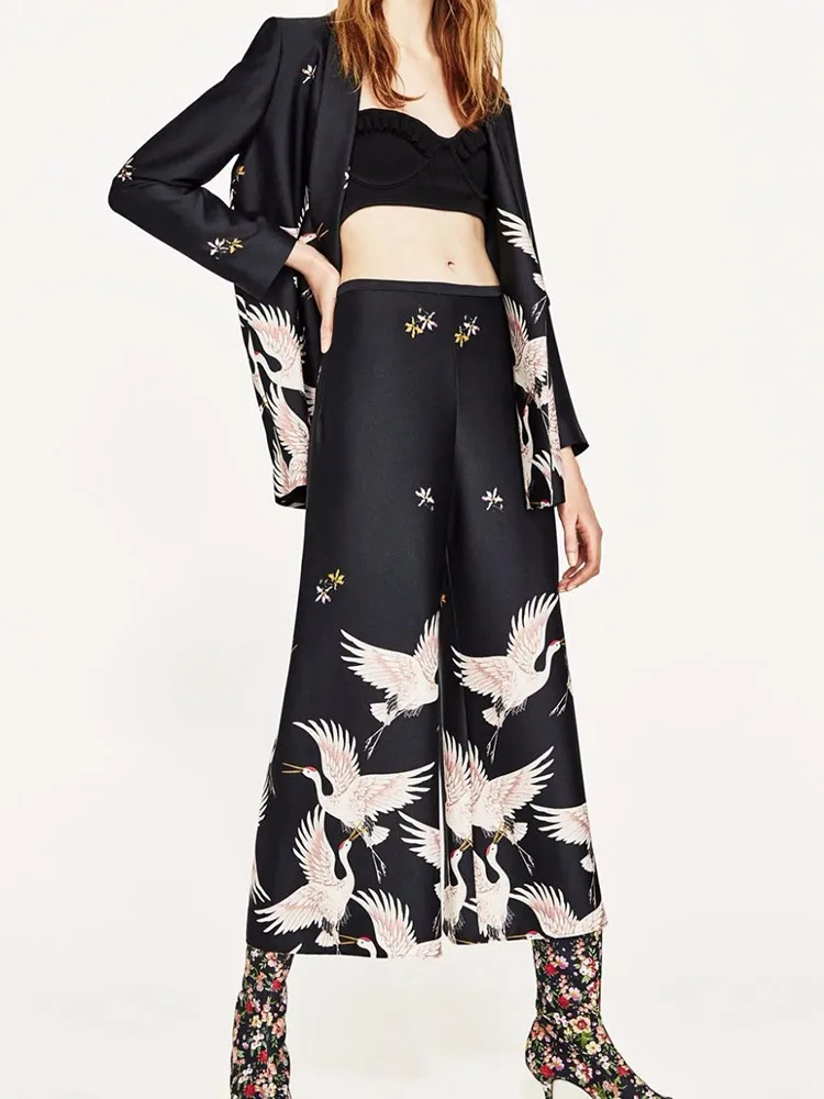 

Elegant Ladies Indie Aesthetic Vintage Woman Trouser Fashion Women's Pants for Women Print Designer Harajuku High Waisted Pants