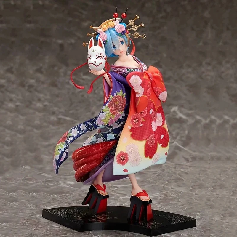 

Anime Re ZERO Starting Life In Another World Rem Oiran Douchuu PVC Action Figure Model Toys Collection Doll Gift