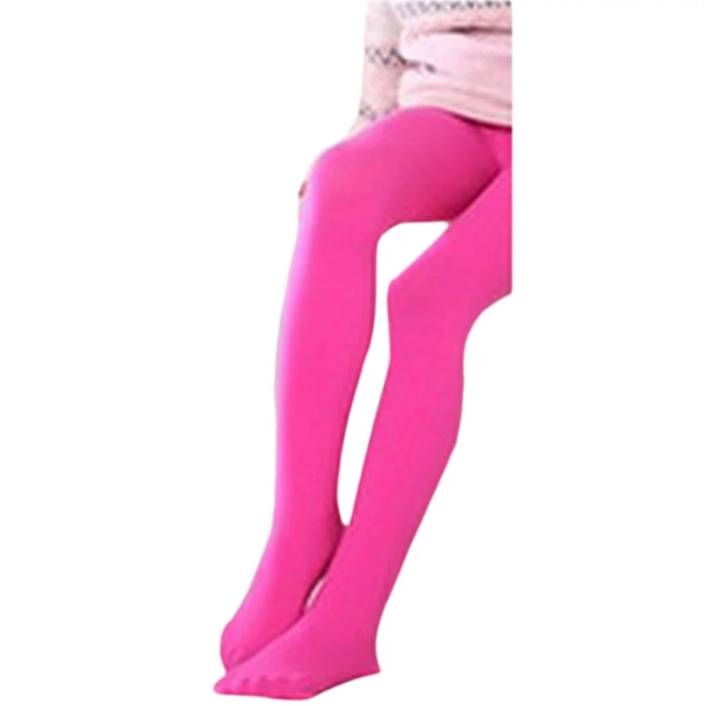 

Candy Color Leggings The Whole Seasons Fashion Velvet Dance Children/ Adult Little Girls medium waist Dancing Panty-hose
