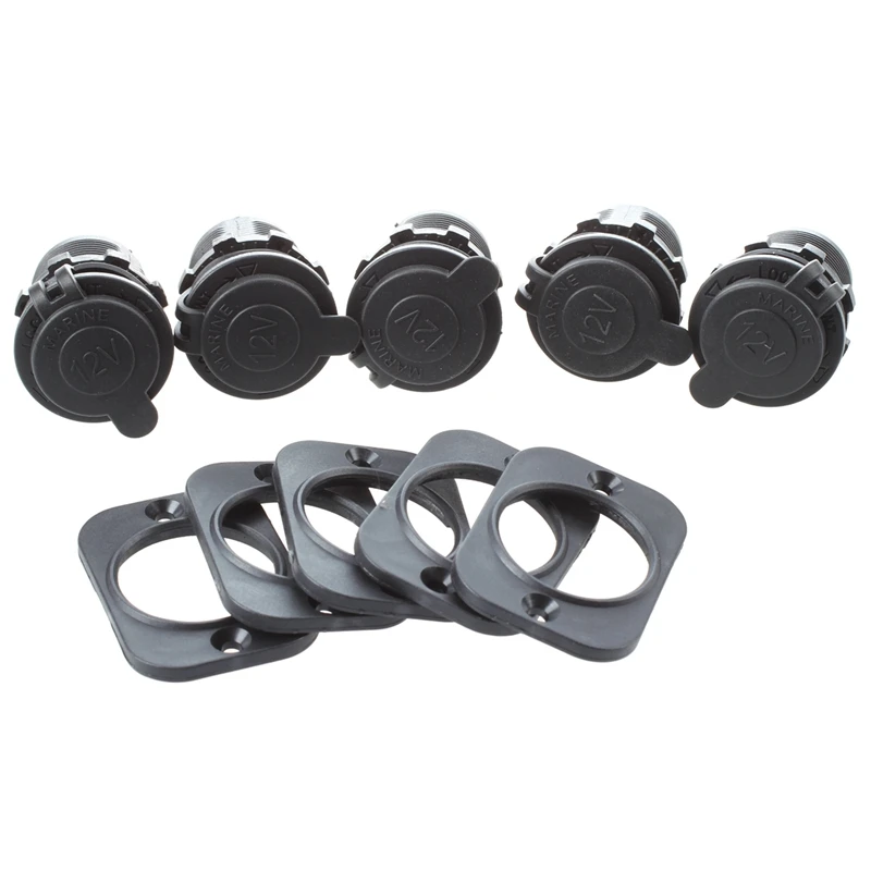 

5PCS socket lighter waterproof DC 12V for motorcycle GPS MP3 car charge