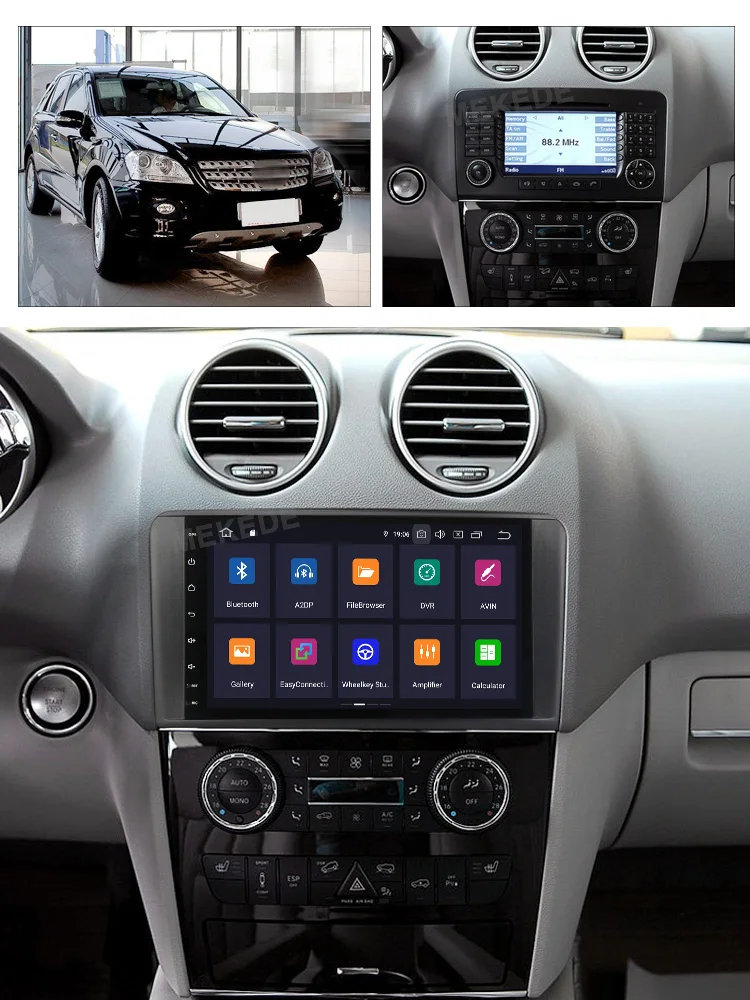 Octa Core 9''Car Android 9,0 автомобиля DVD gps плеер для Mercedes Benz ML W164 W300 ML350 ML450 ML500 GL X164 G320 GL350 GL450 GL500