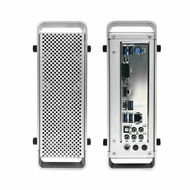 METALFISH G5 мини Алюминий шасси для HTPC ITX тонкий игровой компьютер чехол с DC ATX Питание