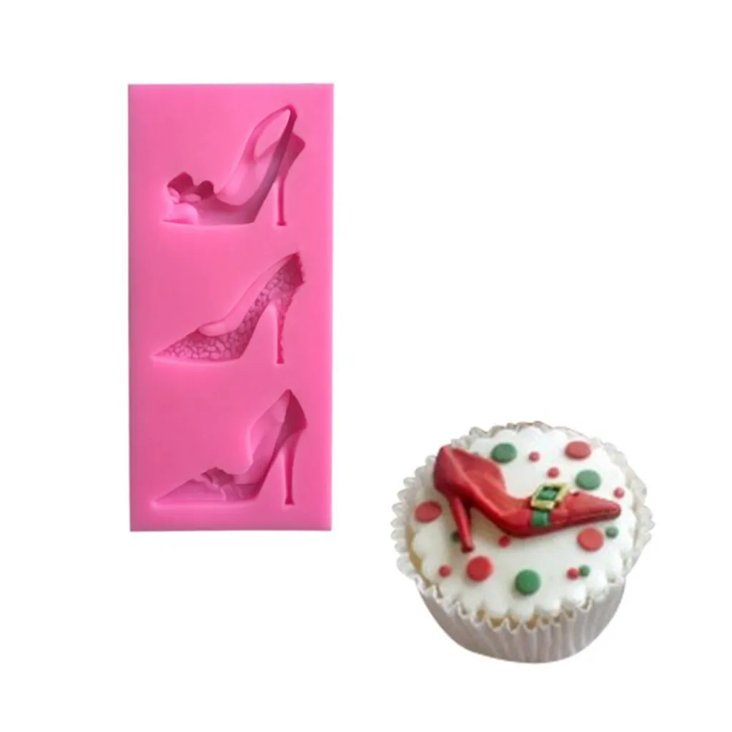 Силиконовая форма на высоком каблуке печенье с мастикой резак для выпечки торт