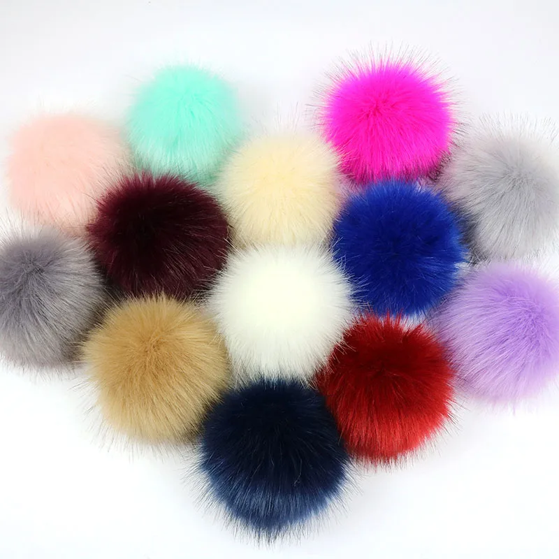 2 шт. помпоны из искусственного меха для одежды шапочки шапки сумки декор обуви