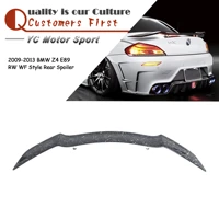 car accessories forged carbon fiber rw white wf ed style rear spoiler fit for 2009 2013 z4 e89 rear spoiler wing