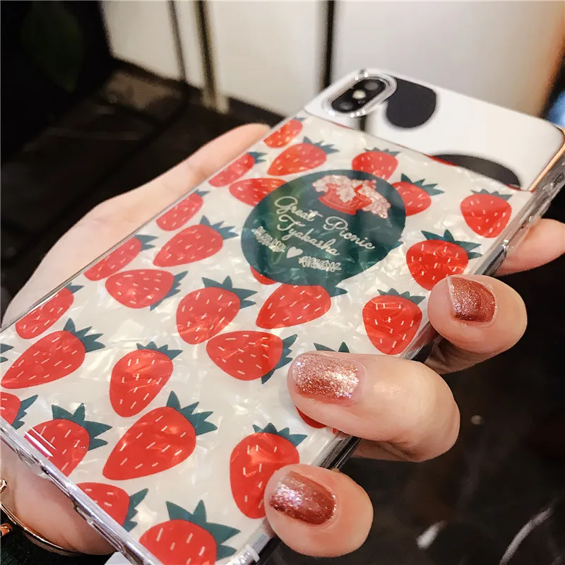 Зеркальный чехол для iphone 7 8 6s 6 plus X Xs Max Xr | Мобильные телефоны и аксессуары
