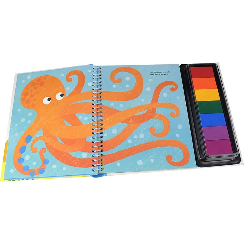 

Usborne English Books Fingerprint Activities Under The Sea DIY Children's Educational Toy Picture Book