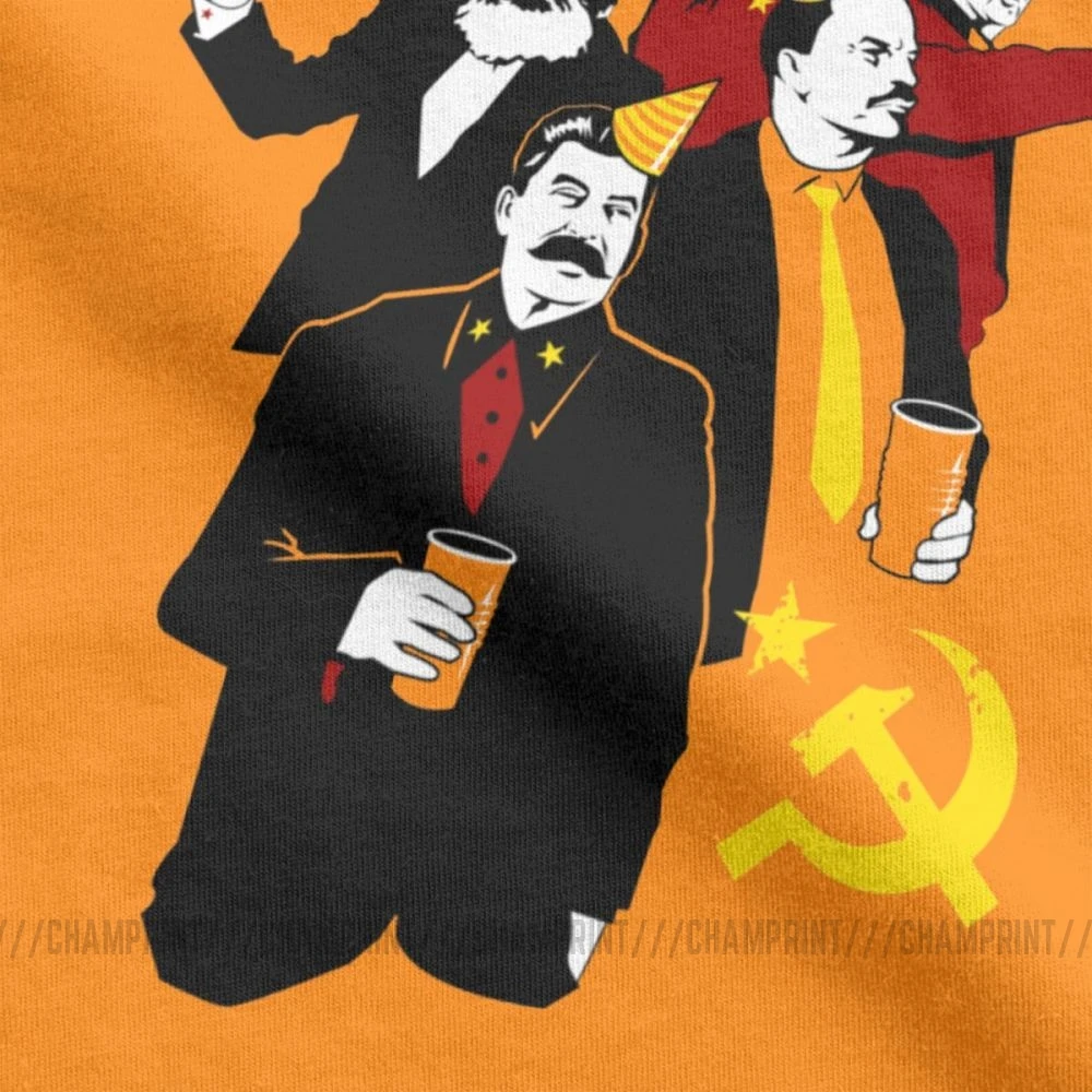 Коммунистические вечерние мужские футболки, новинка, хлопковая футболка, русская советская одежда, Маркс, Ленин, Сталин, Мао, Кастро, футболки