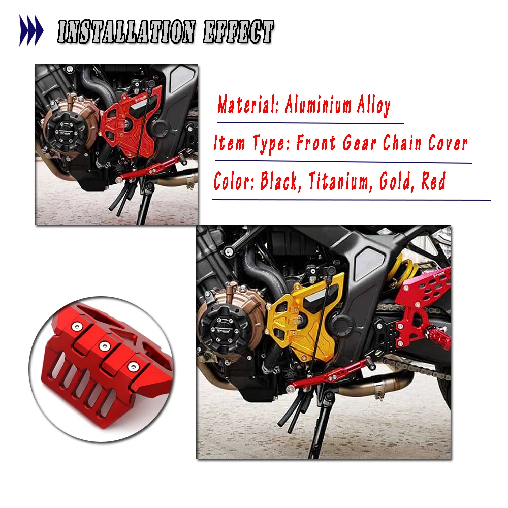Мотоциклетные аксессуары передняя Звездочка цепи защитная крышка шестерни для