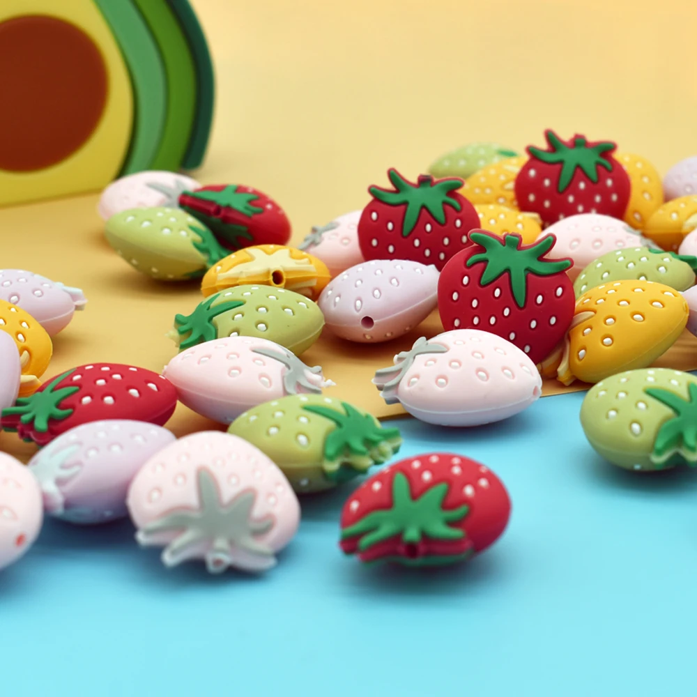 

5 шт., Детские бусины-прорезыватели для зубов