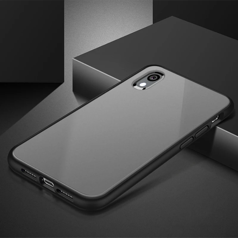 Чехол для HUAWEI Y5 Prime 2018 2019 матовый прозрачный роскошный ударопрочный жесткий