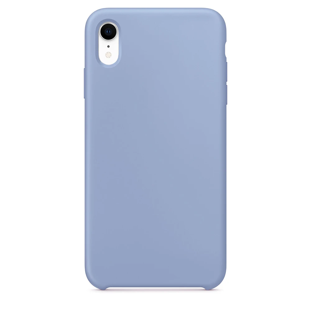 Lilac Роскошный официальный силиконовый чехол для телефона с логотипом для Apple iPhone 7 8 6 s 6S Plus чехол для iPhone XR X XS 11 Pro Max получехол iPhone 6Plus 6sPlus 7Plus 8Plus XSMAX 11ProMax 11Pro LOGO - Цвет: Lilac
