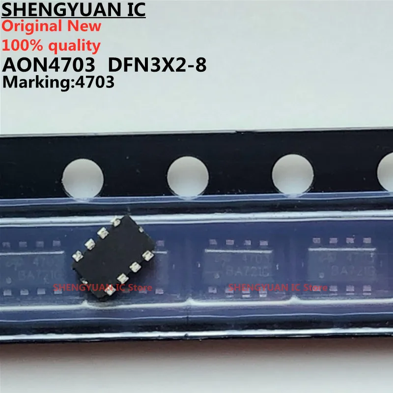 10 шт./лот AON4703 4703 AO4703 DFN3X2 8 3.4A 20V P Channel MOSFET с диодом Шоттки 100% новое импортное