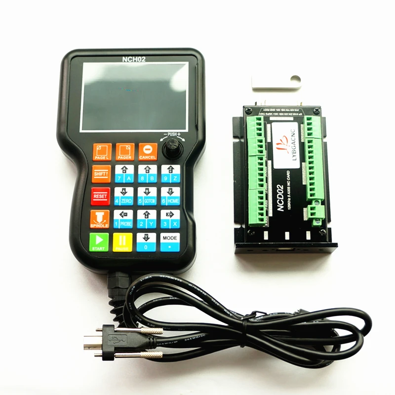 LYBGACNC NCD02 3/4/5 Axis DSP USB Ручной ЧПУ контроллер G Code автономная ручная система