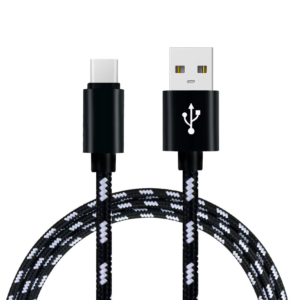 2 м сетка плетеный хлопок быстро 3 1 usb type C USB кабель для зарядки данных 6