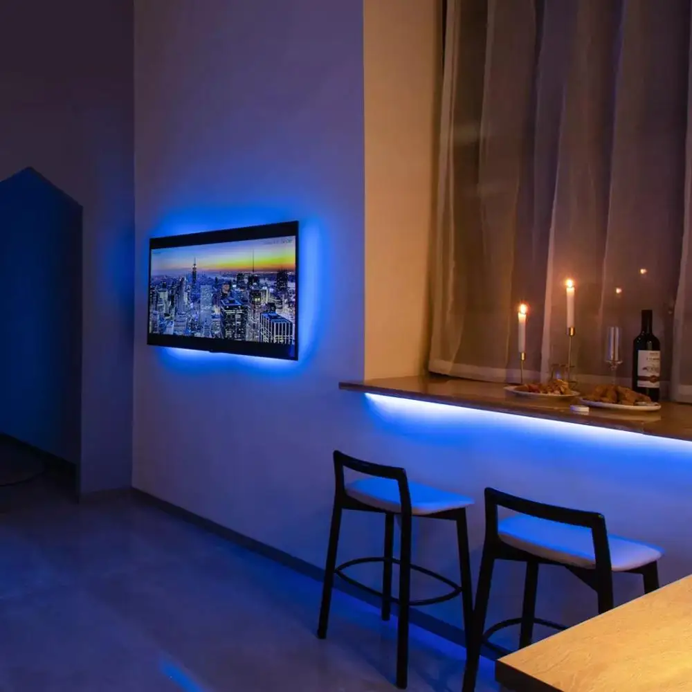 

Xiaomi EZVALO USB Smart LED Dazzle Color Strip Lamp 1M 2M HDTV TV Desktop Screen Backlight Bias Lighting LED Strip