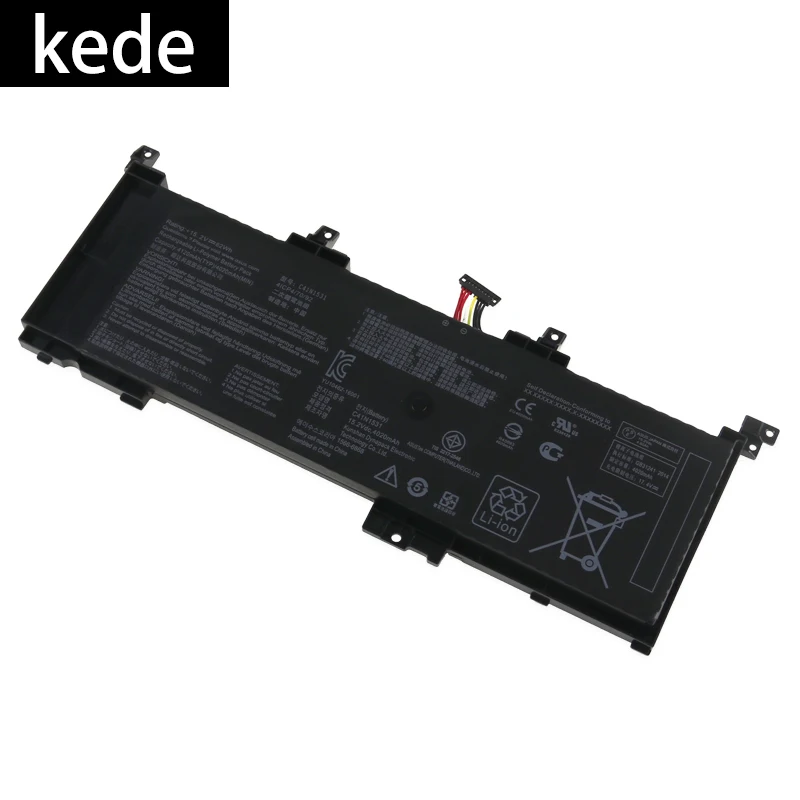 Kede Оригинальный аккумулятор для ноутбука C41N1531 Asus GL502VS 1A GL502VY DS71 RDG 15 2 V
