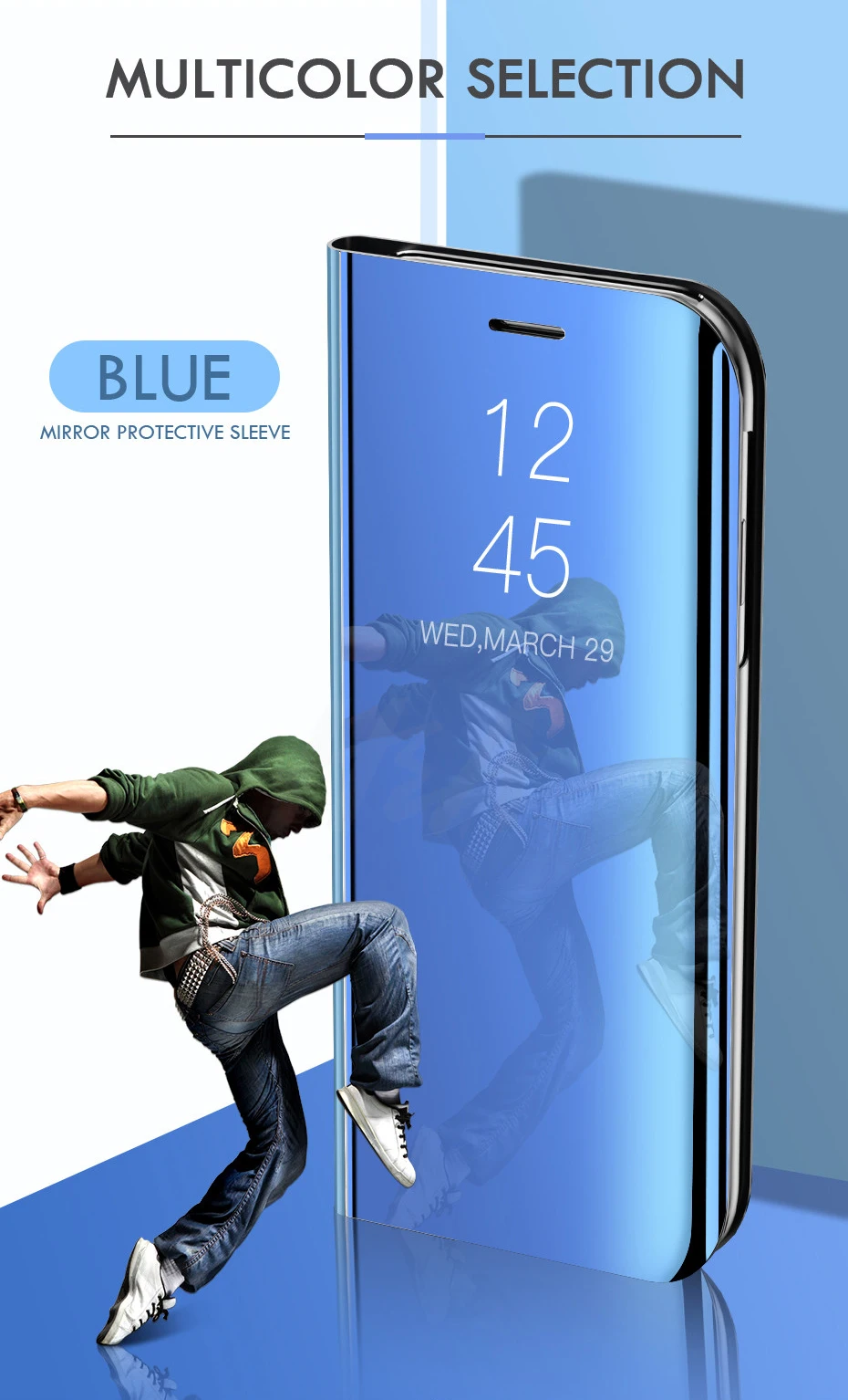 Auroras для vivo Y93 Lite чехол подставка держатель флип зеркало вид для vivo y93 lite противоударный vivo чехол