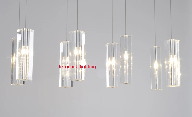 

Modern minimalist dining room lamp chandelier 5 head /8 creative crystal chandelier bar chandelier dining room lamps