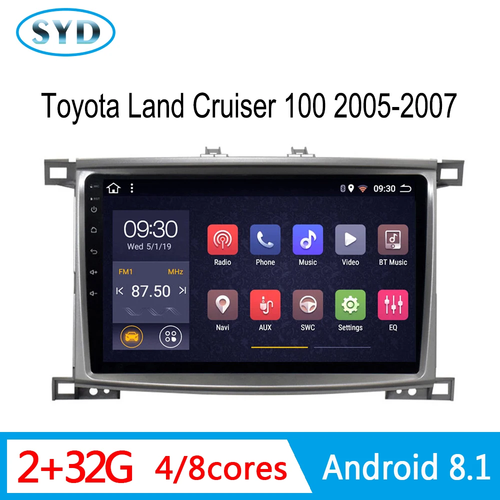 Автомобильный DVD-плеер для Toyota LC 100 Land Cruiser Авторадио LX470 GPS ГЛОНАСС land cruiser 4500 4700