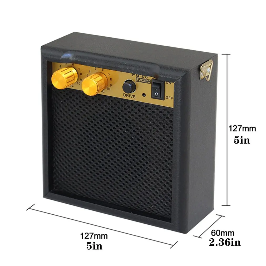 

Convenient Useful Portable Speaker Durable And Practical Portable Metal Electric Guitar Speaker PG-05