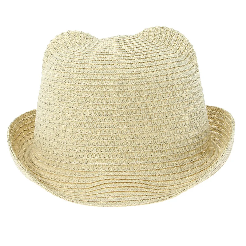 Новая милая детская Солнцезащитная шляпа весенне летняя соломенная для