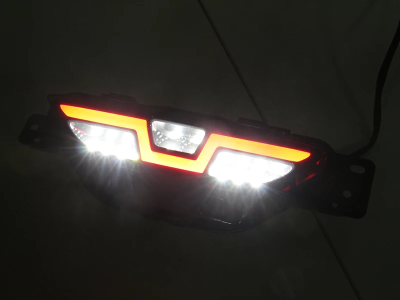 1 шт. светодиодный задний бампер светильник для Toyota CHR 2016 2017 2018 2019 фар дальнего