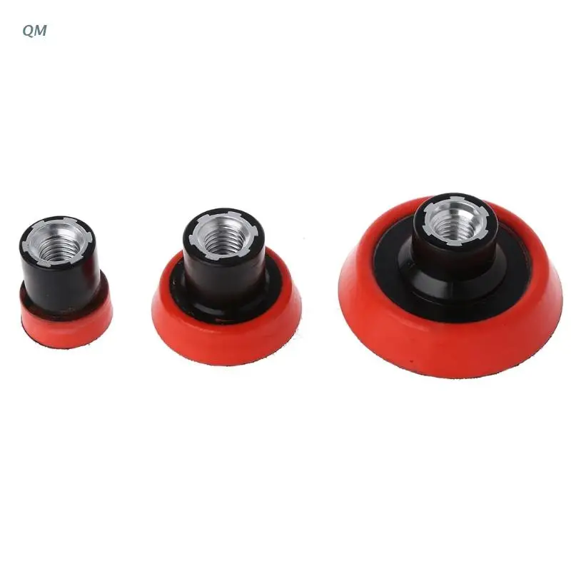 

3 Pcs Cleaning Sponge Polishing Pad Buffing Plate Set Car Caring M14 1.2" 2" 3" 13MF