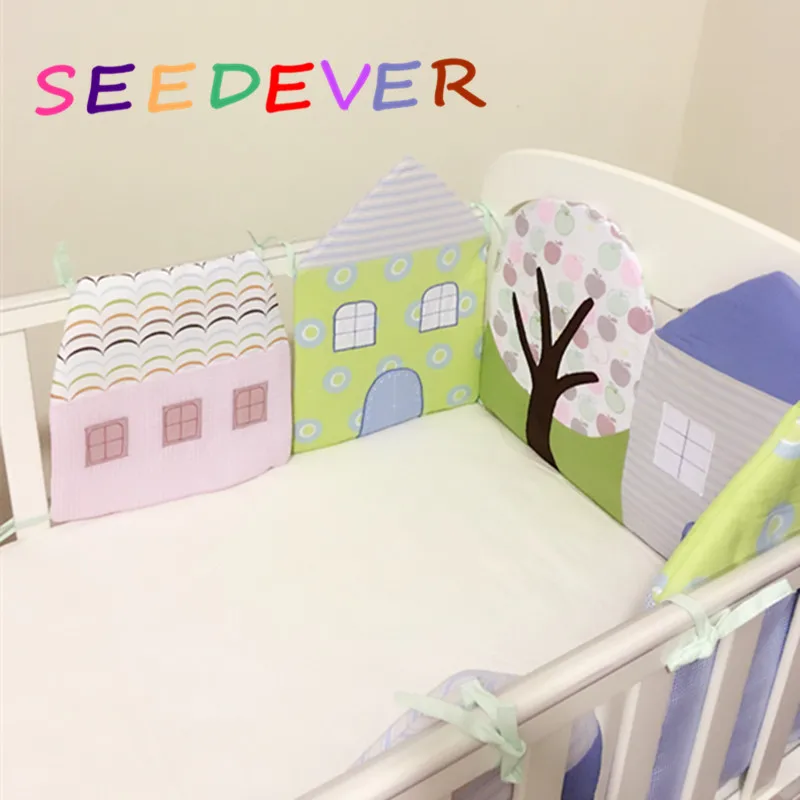 Бортики в кроватку Детские мягкие бортики для кровати кроватки по бокам Младенцы