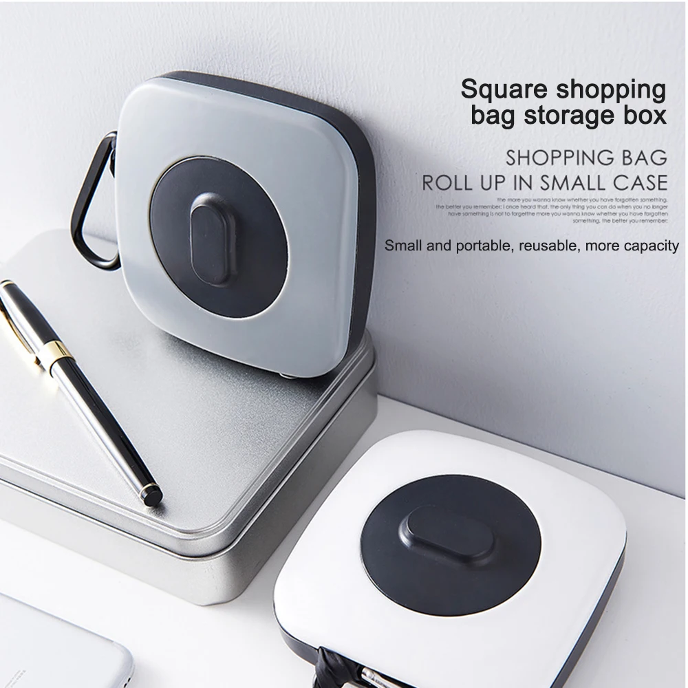 Портативная складная сумка для покупок унисекс вместительная нейлоновая