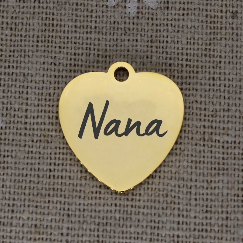 Семейные Подвески из нержавеющей стали очаровательные аксессуары ручной