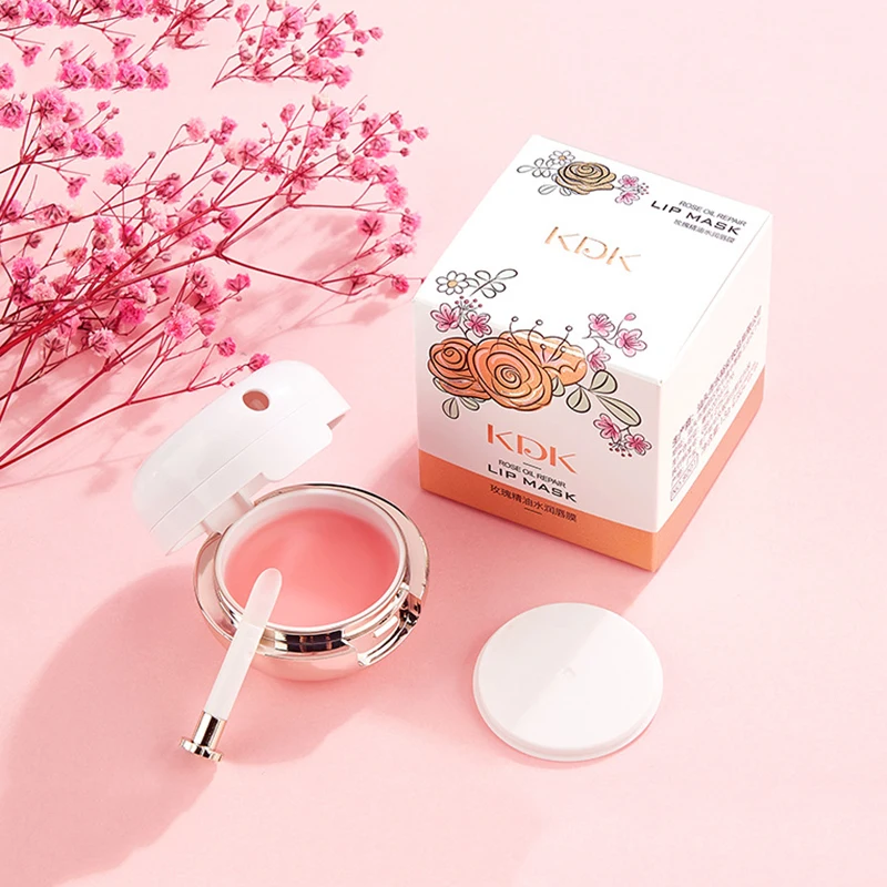 Увлажняющая Маска для губ с клубничкой отшелушивающая и выцветающая маска от