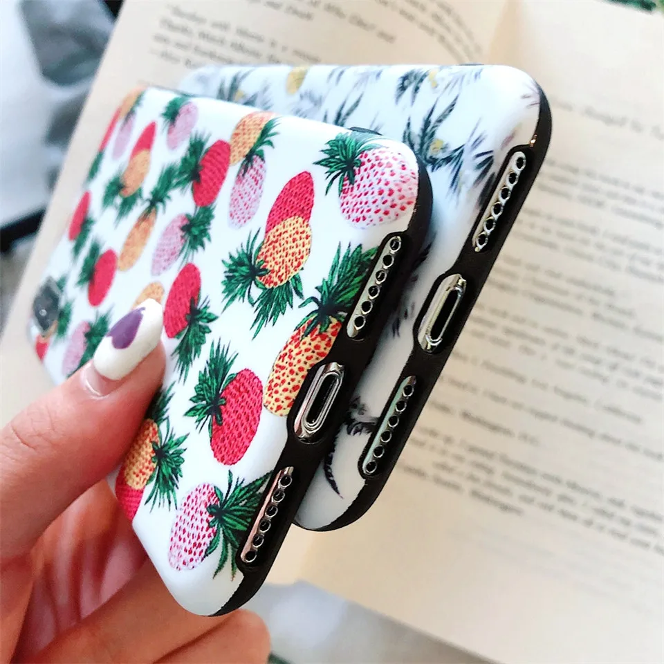Beautiful girls Pineapple style phone cases For Apple iPhone X XS MAX 8 7 plus 6 6s Cover |