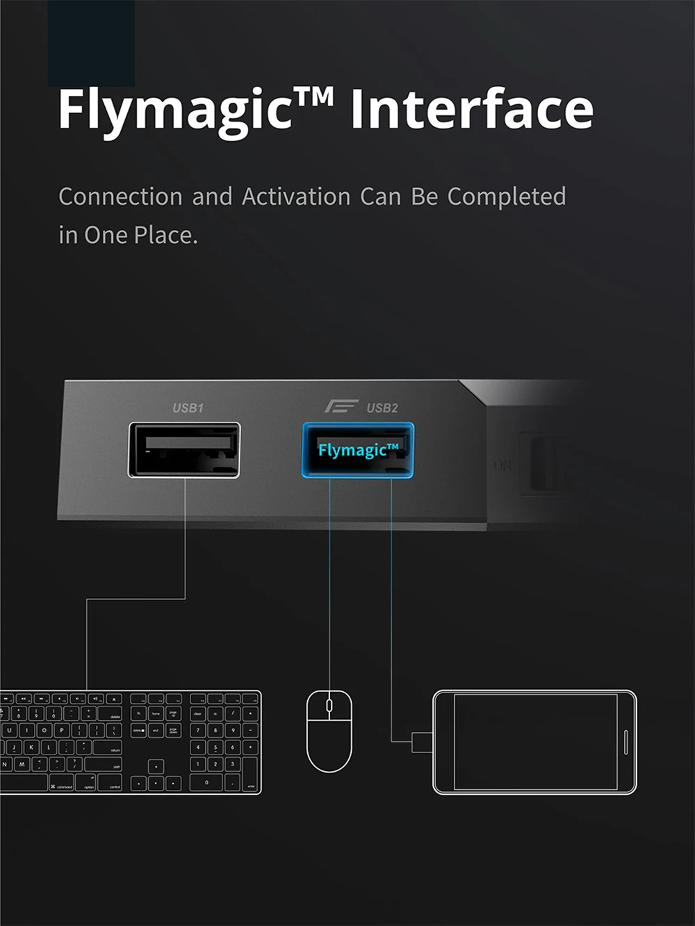 Новое поступление Flydigi Q1 конвертер клавиатуры мыши через беспроводной bluetooth USB интерфейс подключения для iOS и Android мобильных игр