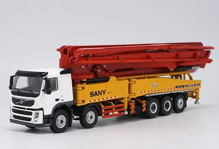 SANY 62m x ножной бетононасос грузовик 1/50 литые модели|Наземный транспорт| |