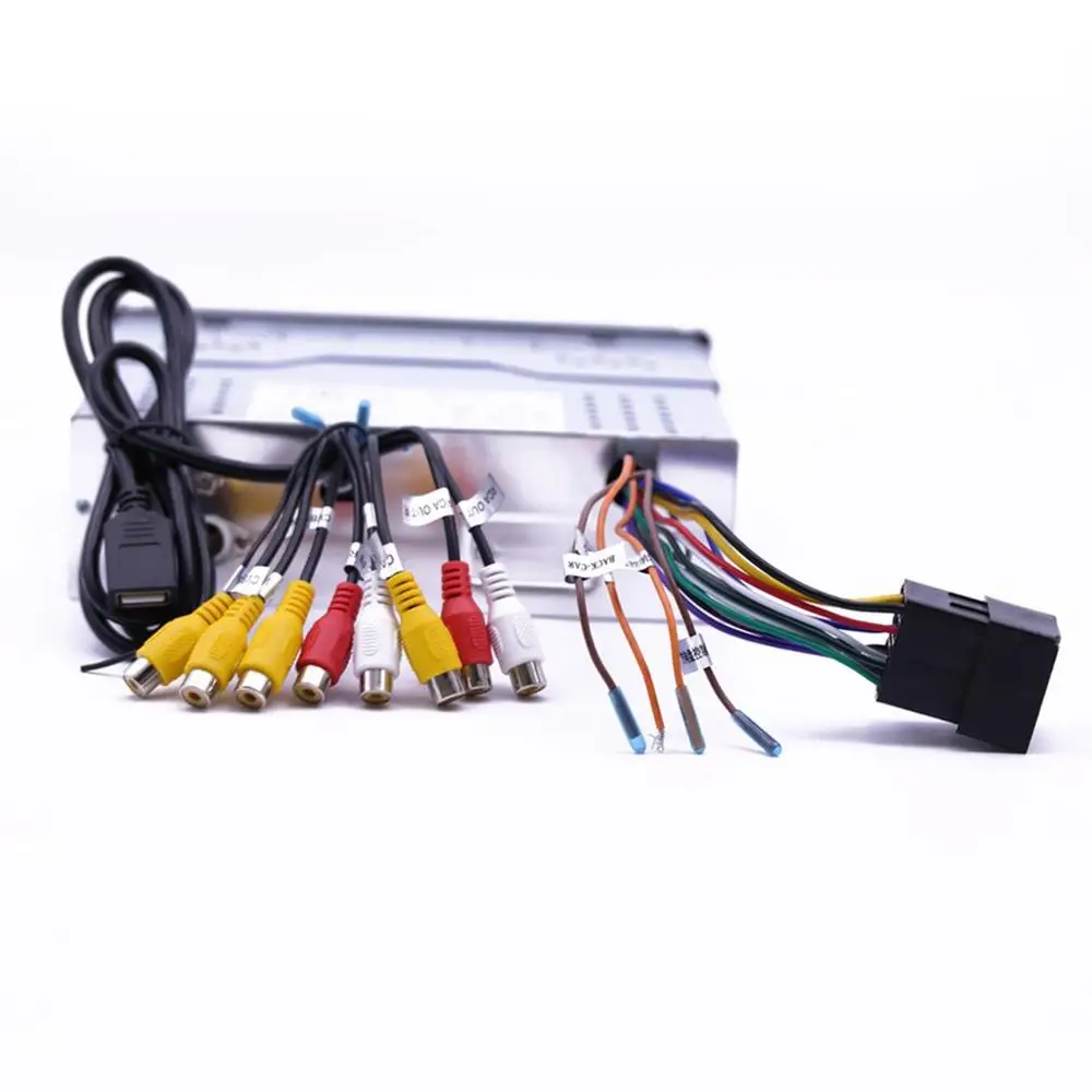 

Автомобильный мультимедийный плеер, 7 дюймов, Android 1080, GPS, HD P, сенсорный экран, GPS, FM, двойной USB + камера заднего вида