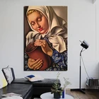 ВИНТАЖНЫЙ ПЛАКАТ Тамара де лемпикка, Картина на холсте, принты для гостиной, украшение для дома, современный фотопостер