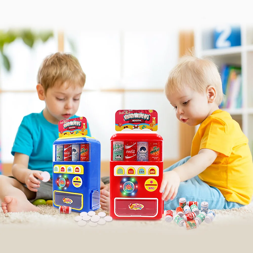 Детский торговый автомат для напитков игрушечный симулятор супермаркет