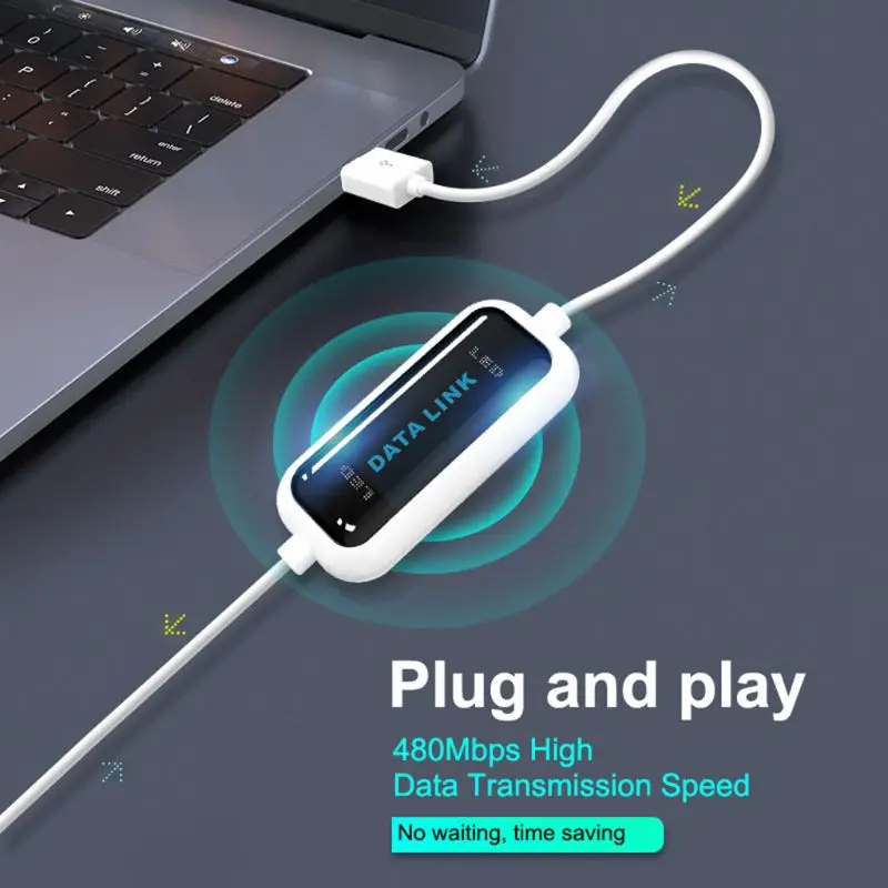 

2021 New High Speed USB PC to PC Online Share Data Link File Transfer Cable Copy Line