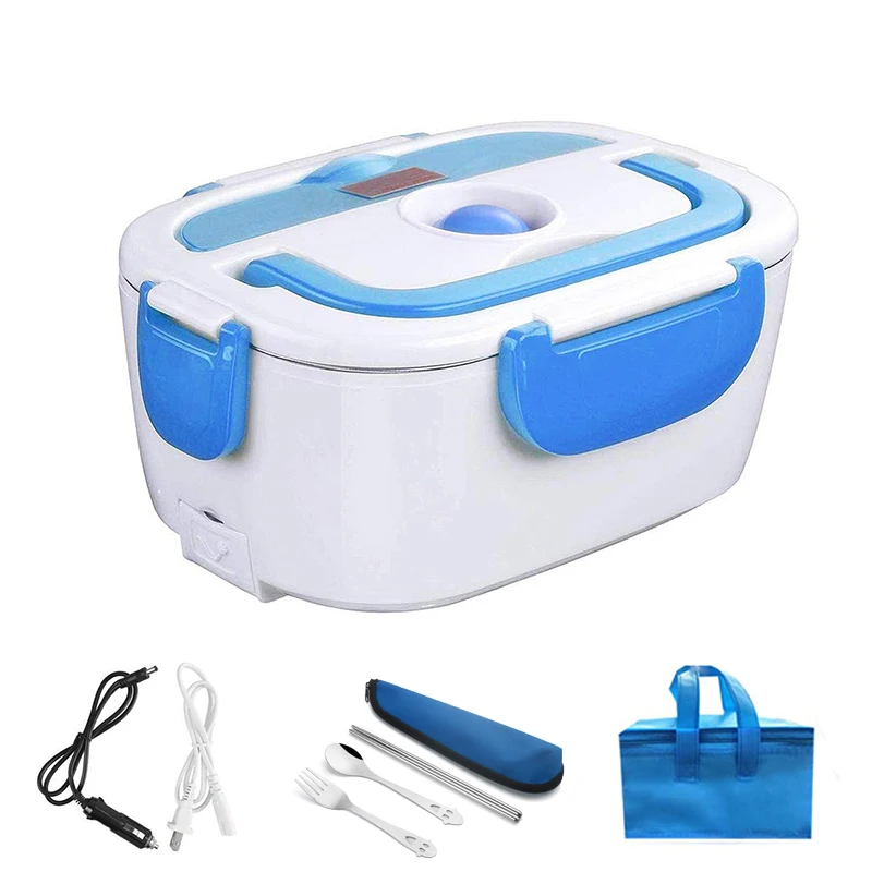 

Electric Lunch Box Stainless Steel 12V 24V 220V Car Home School Meal Food Warmer Container Heater Bento Box For Picnic Camping