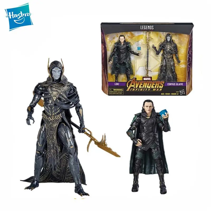 

6inch Original Hasbro Marvel Legends Avengers: Infinity War Loki Corvus Glaive Model Toy Action Figures Toys For Children Gift
