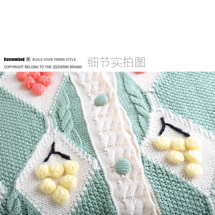

Knitted Cardigan New Long Sleeve V-neck Warm Women Autumn Cardigan Jumper Long Japan Cardigan Women Elegant Cardigan Fall HH50MY