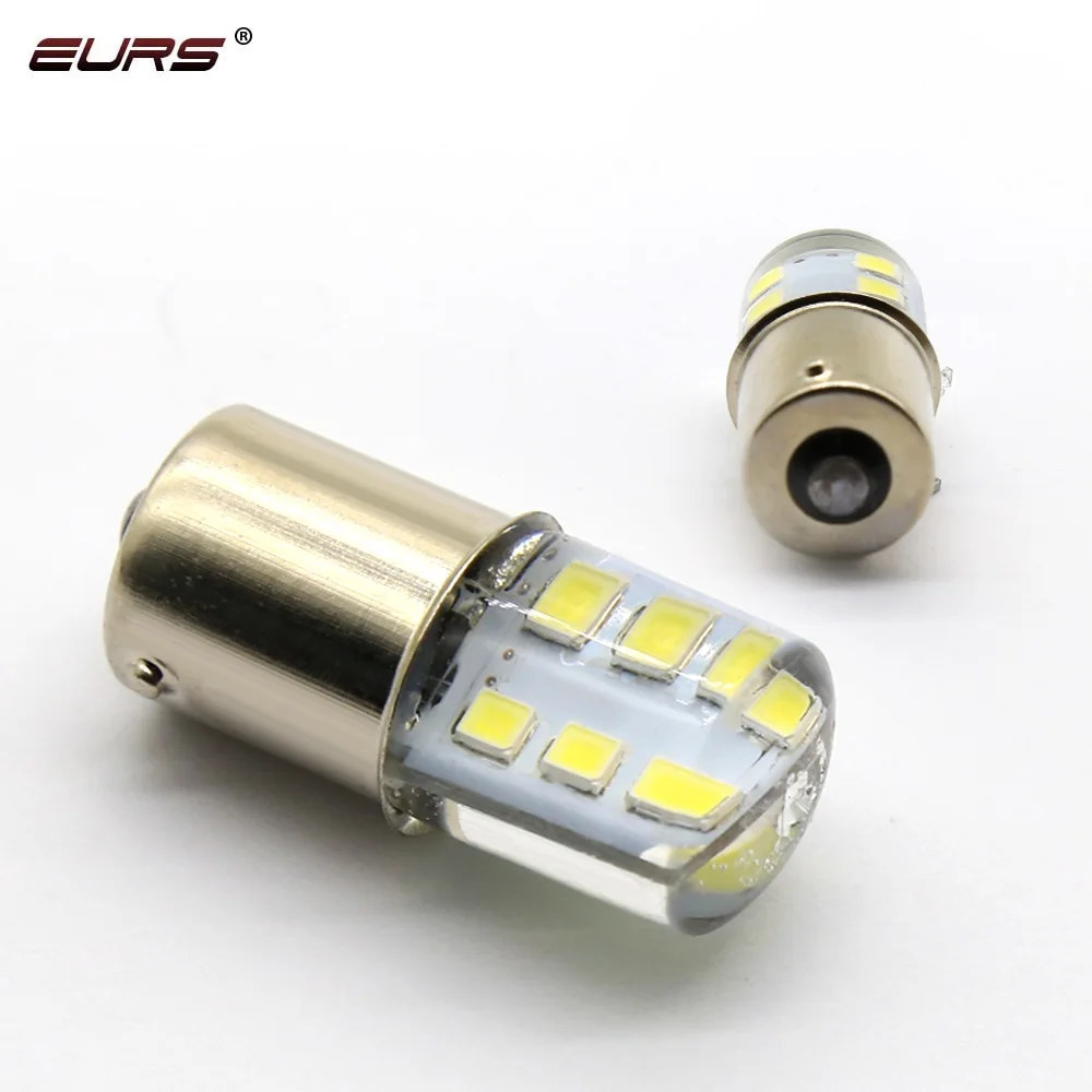 

EURS 100PCS P21W BA15S 1156 1157 BAY15D 2835 LED Car Tail Brake Light Bulbs 12smd COB Auto Parking Lamp Reverse Bulb DRL Lights