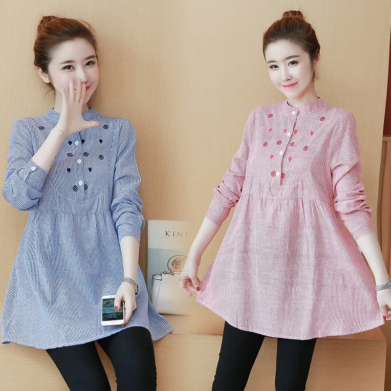 Платье женское вельветовое для беременных 2 цвета | Мать и ребенок