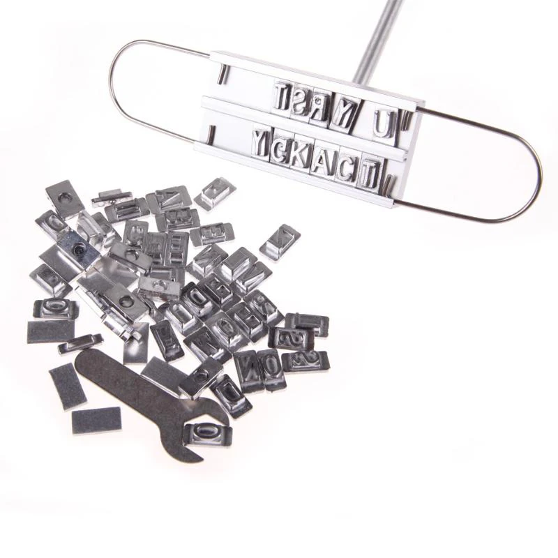 BBQ Barbecue Branding Iron Signature Name Marking Stamp Tool Meat Steak Burger 55 x Letters Arbitrarily arranged |